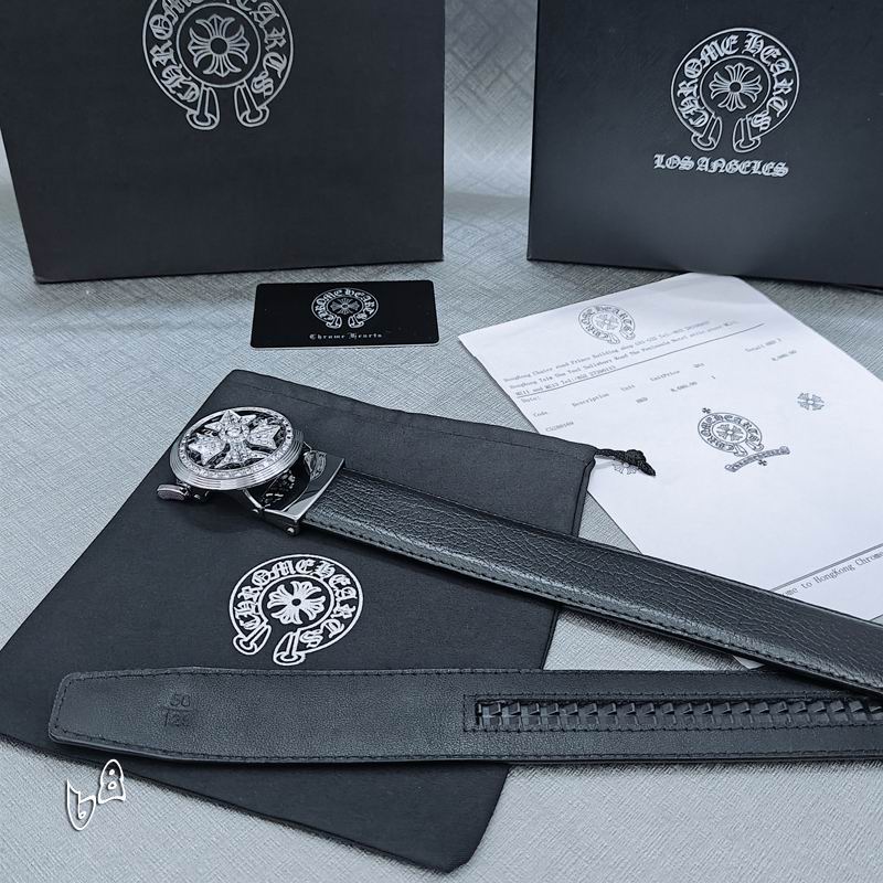 Chrome Hearts belt 35mmX80-125cm lb (58)