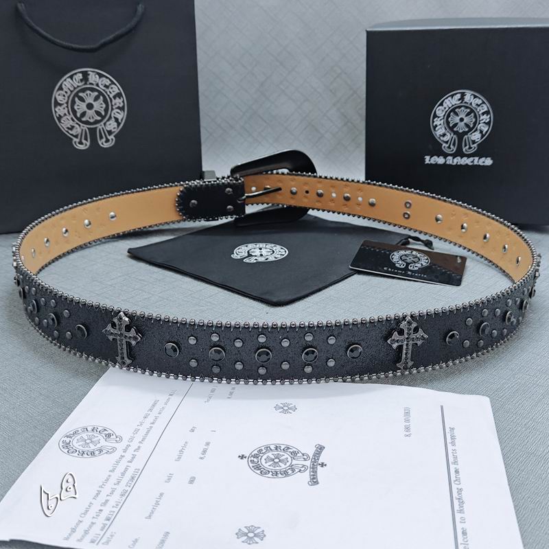 Chrome Hearts belt 38mmX100-125cm lb (10)