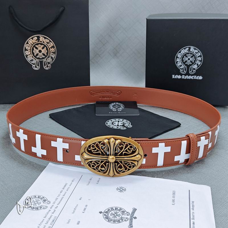 Chrome Hearts belt 38mmX90-125cm lb (38)