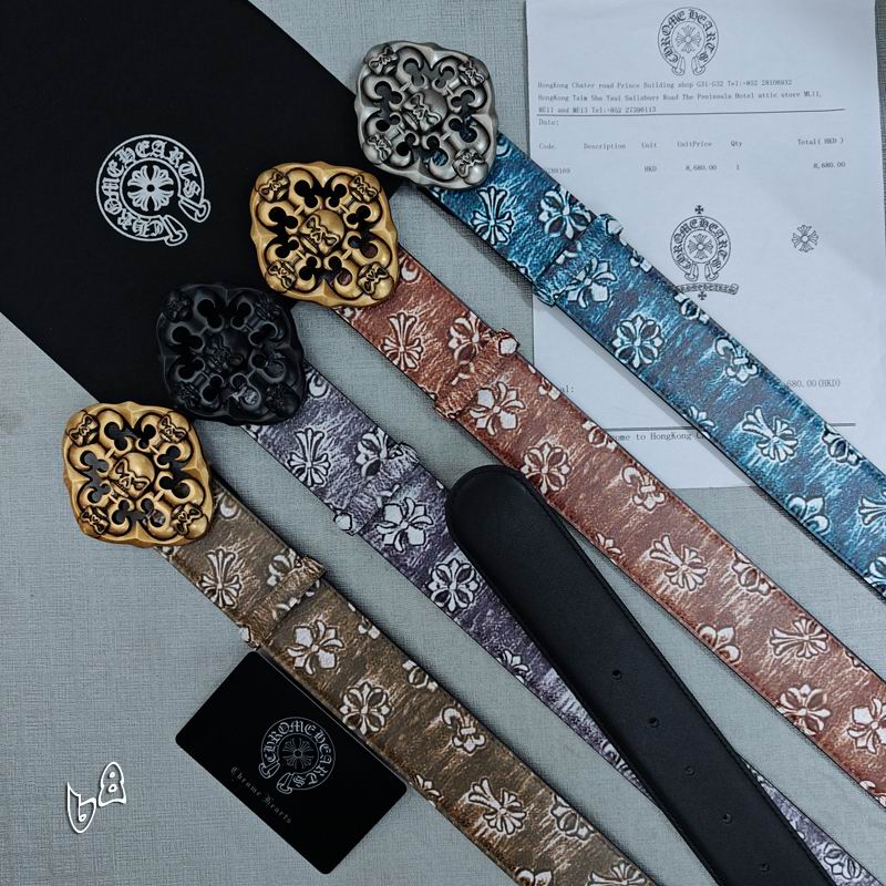 Chrome Hearts belt 38mmX90-125cm lb (41)