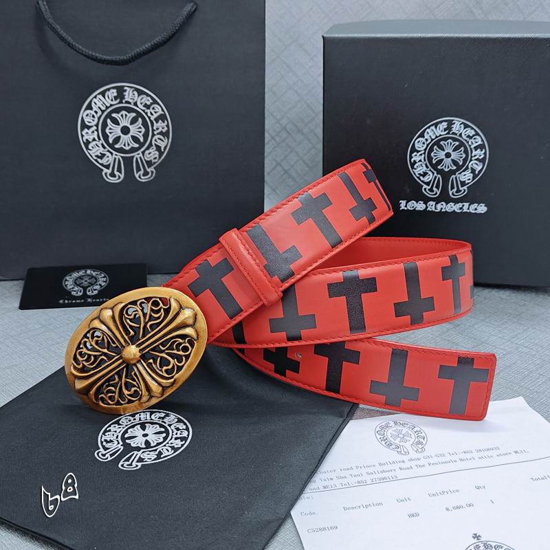 Chrome Hearts belt 38mmX90-125cm lb (46)