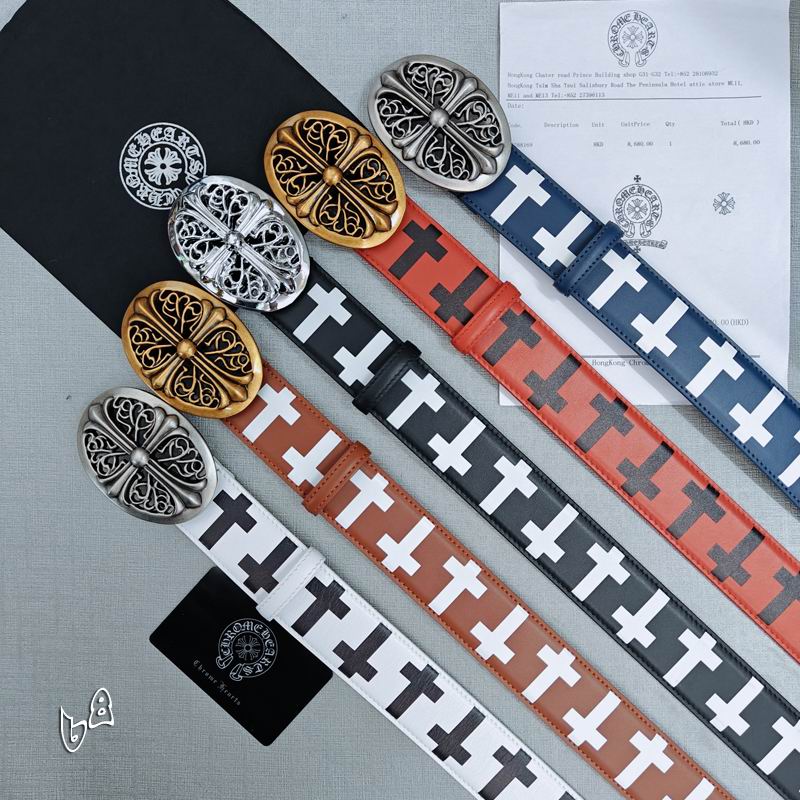 Chrome Hearts belt 38mmX90-125cm lb (50)