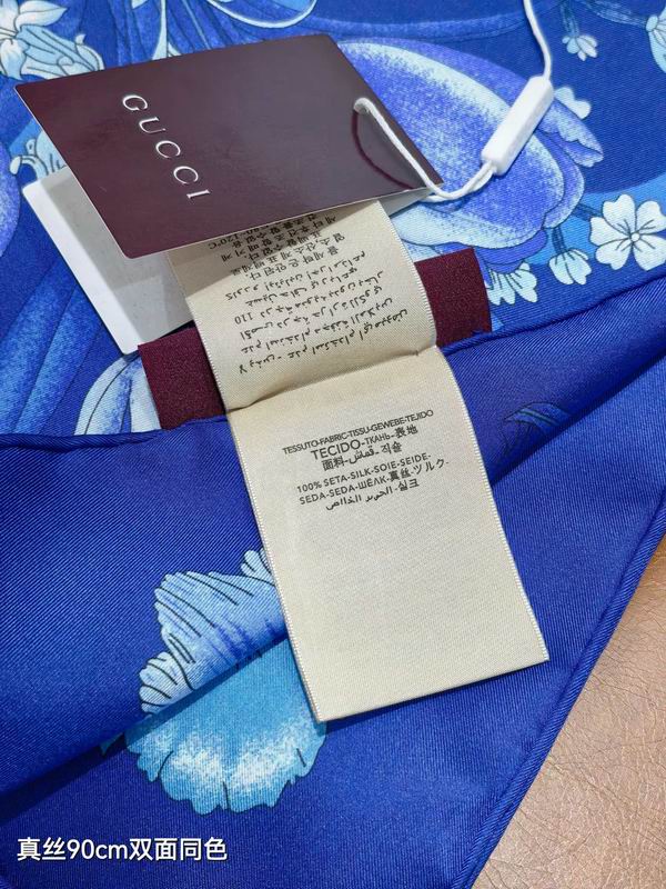 Gucci silk Scarf 90X90cm E04 (13)