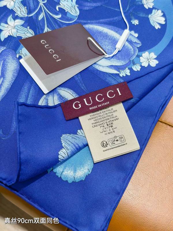 Gucci silk Scarf 90X90cm E04 (14)