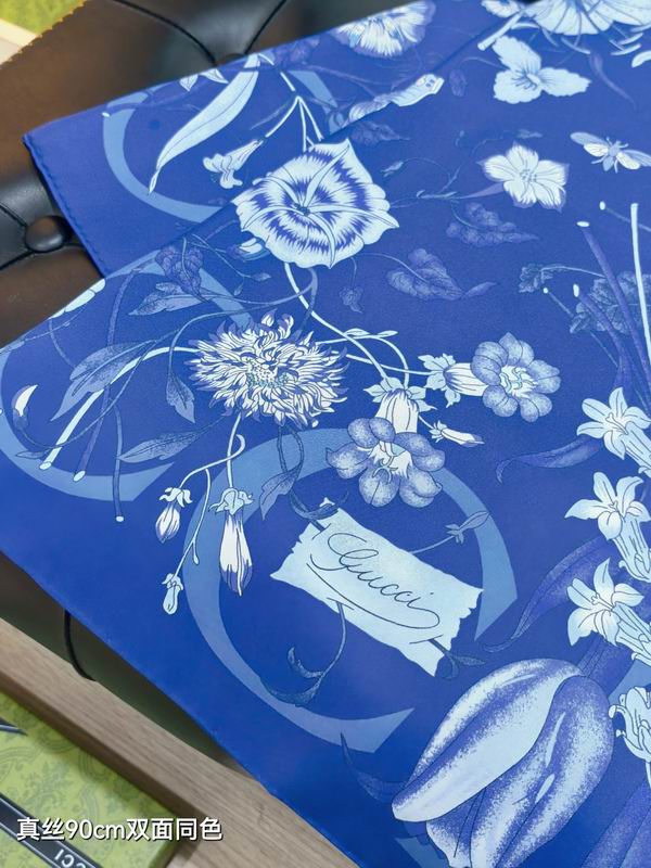 Gucci silk Scarf 90X90cm E04 (15)