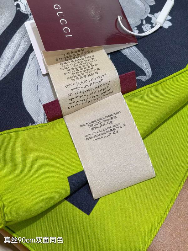 Gucci silk Scarf 90X90cm E04 (3)