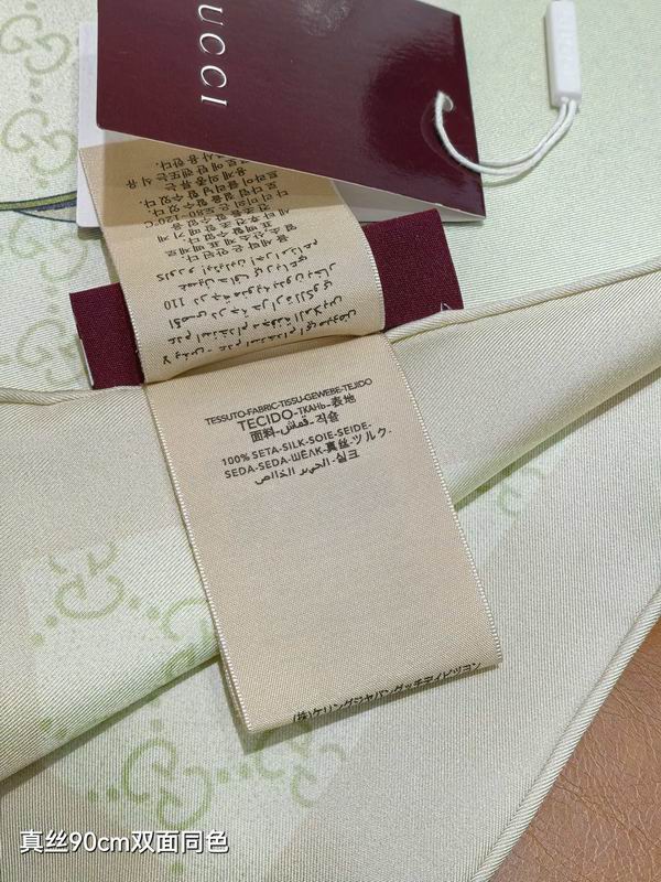 Gucci silk scarf 90X90cm E05 (3)