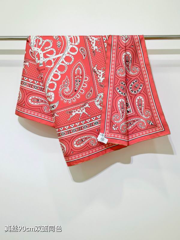 Hermes silk Scarf 90X90cm E05 (22)