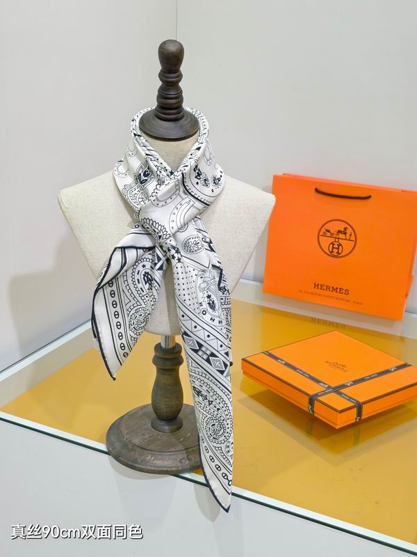 Hermes silk Scarf 90X90cm E05 (29)