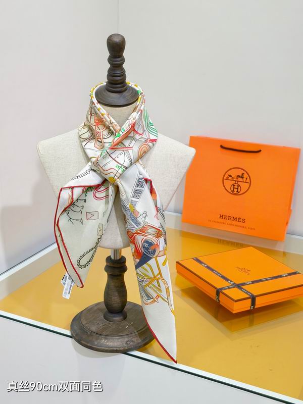Hermes silk Scarf 90X90cm E40 (36)