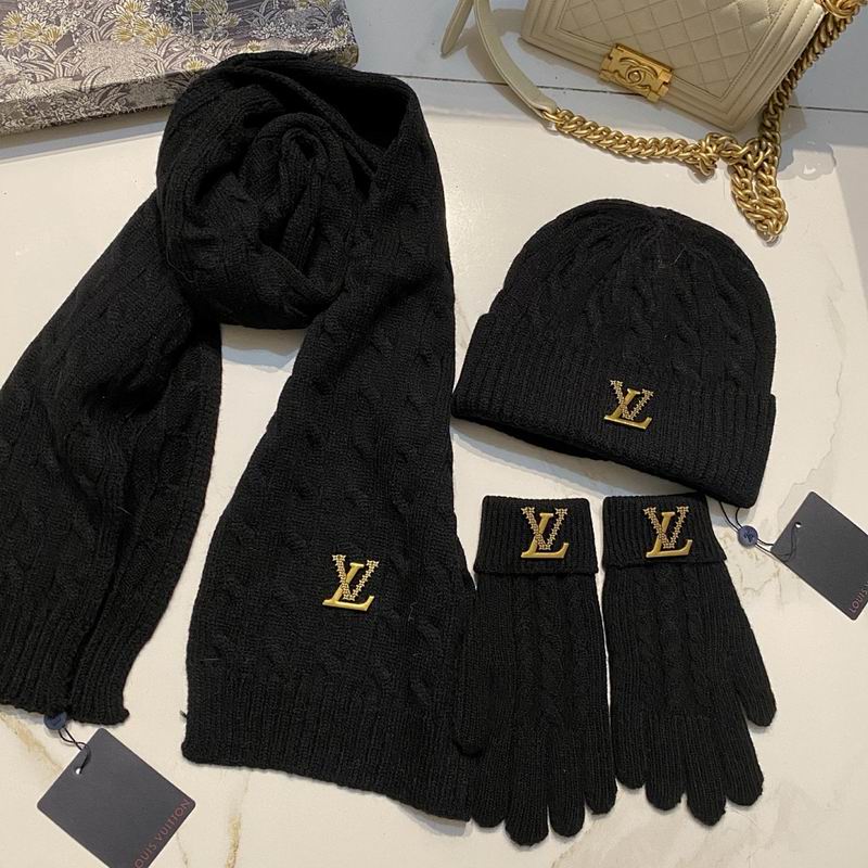 LV Scarf Hat Gloves hm (5)