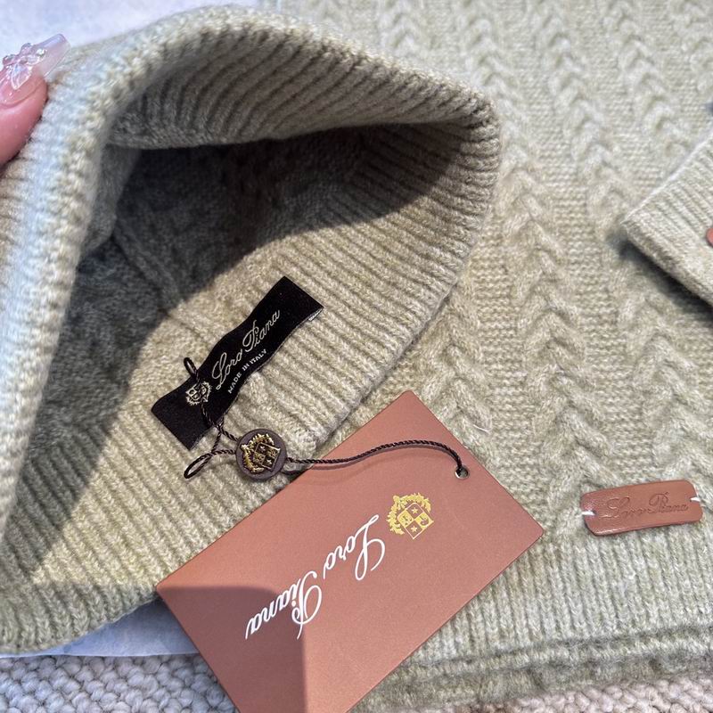 Loro Piana scarf hat gloves (317)