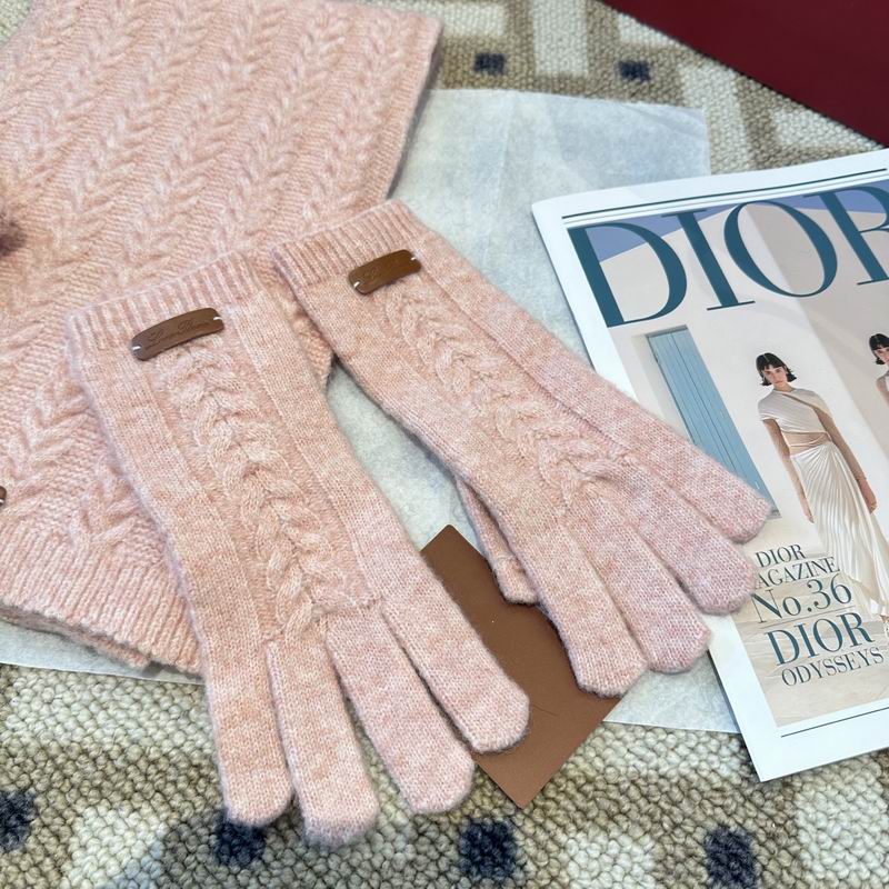 Loro Piana scarf hat gloves (337)