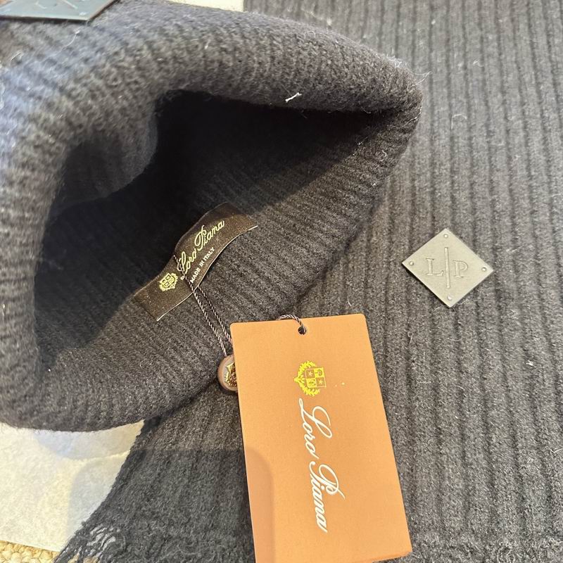 Loro Piana scarf hat gloves (345)