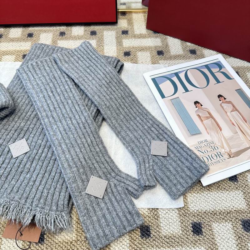 Loro Piana scarf hat gloves (356)