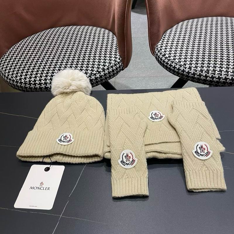 Moncler Scarf Hat Gloves (100)