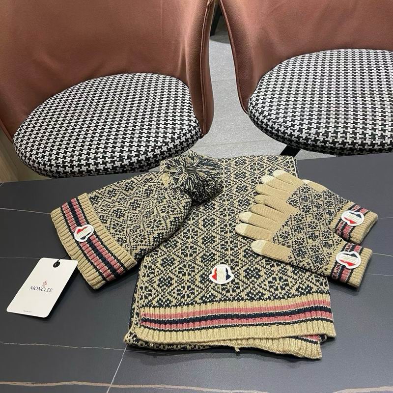 Moncler Scarf Hat Gloves (110)