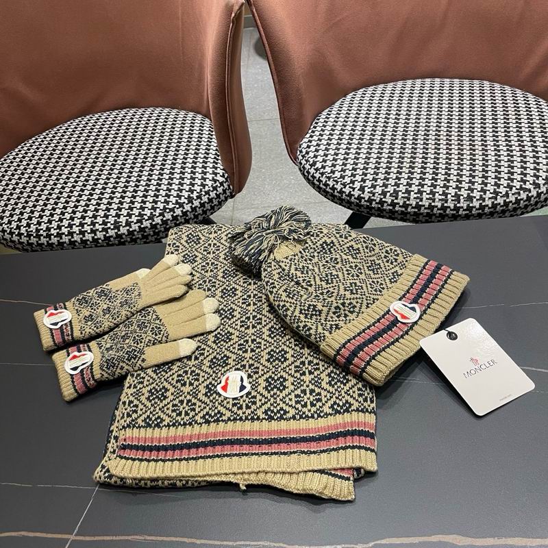 Moncler Scarf Hat gloves (118)
