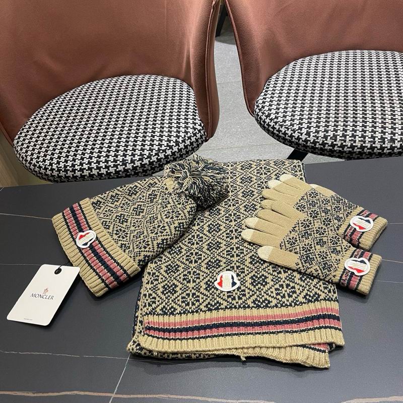 Moncler Scarf Hat gloves (120)