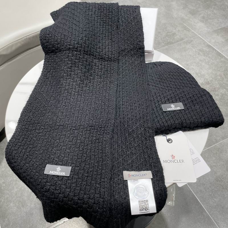 Moncler scarf hat (455)