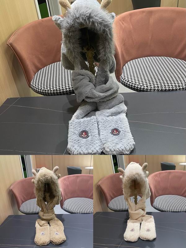 Moncler scarf hat (688)