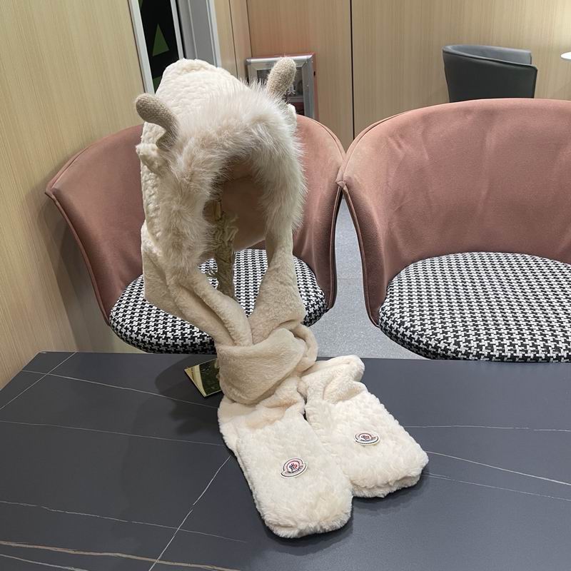 Moncler scarf hat (694)