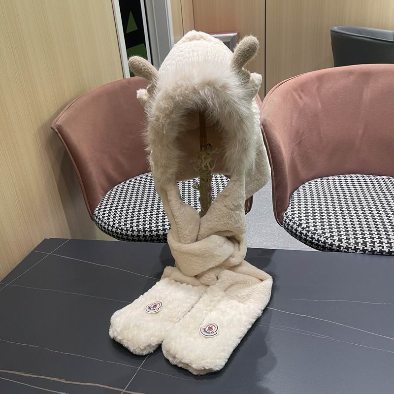 Moncler scarf hat (695)