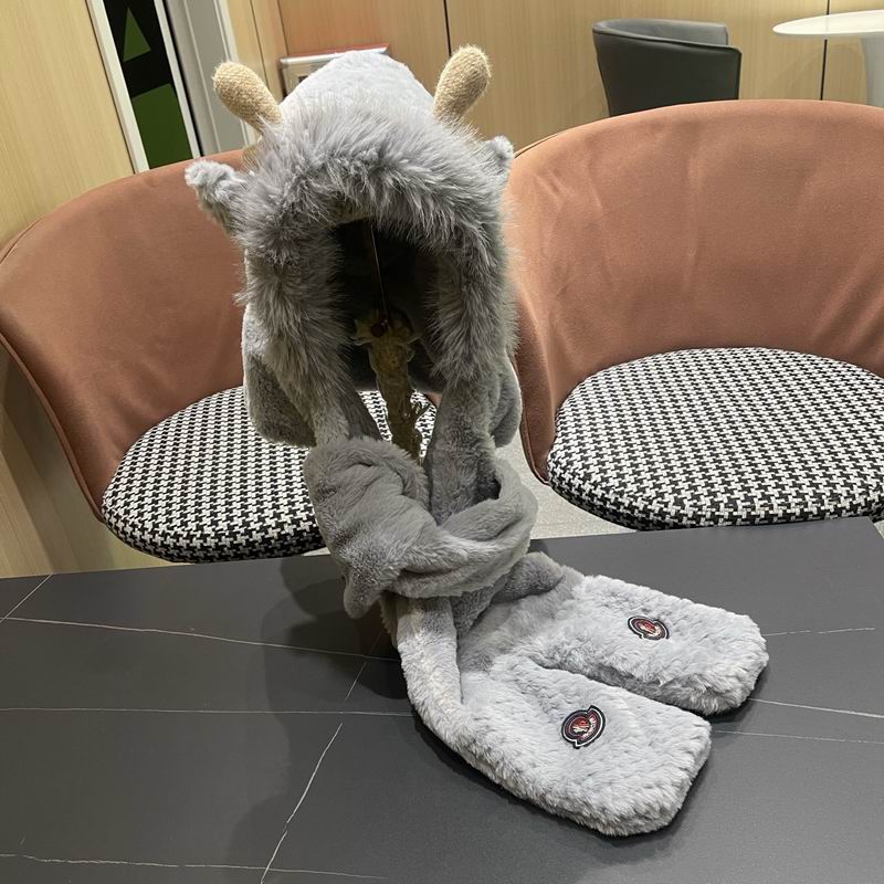Moncler scarf hat (715)