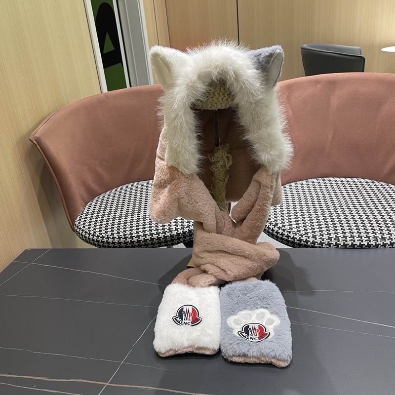 Moncler scarf hat (723)