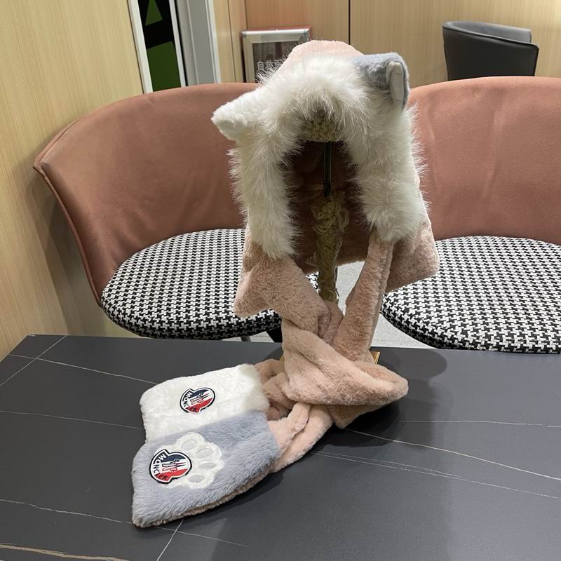 Moncler scarf hat (724)