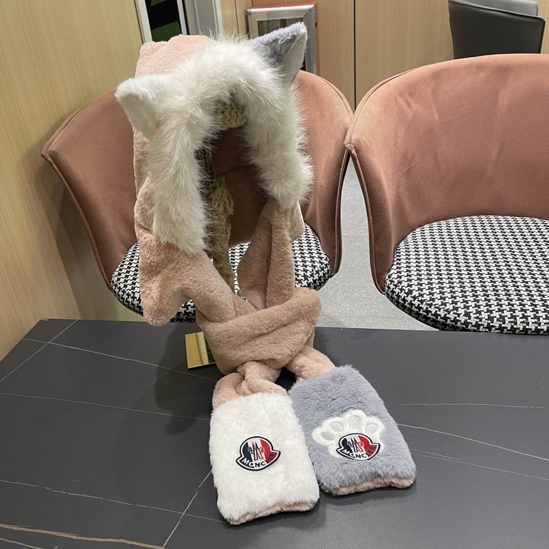 Moncler scarf hat (726)