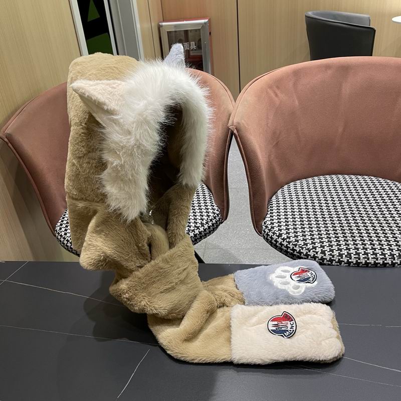 Moncler scarf hat (735)