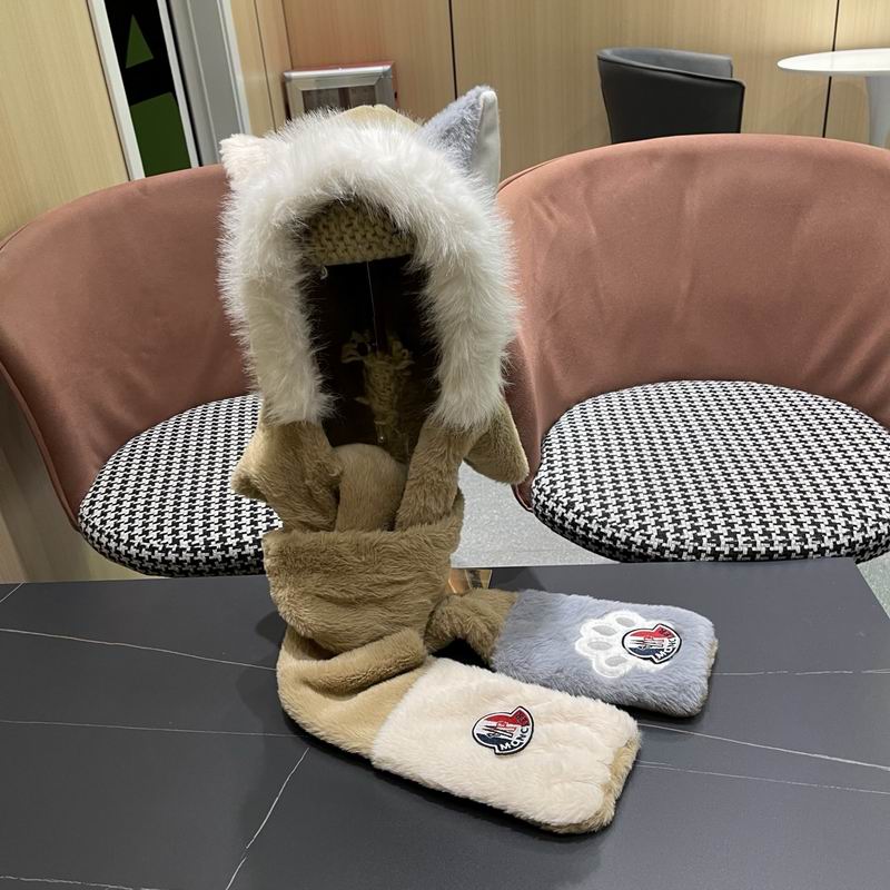 Moncler scarf hat (736)