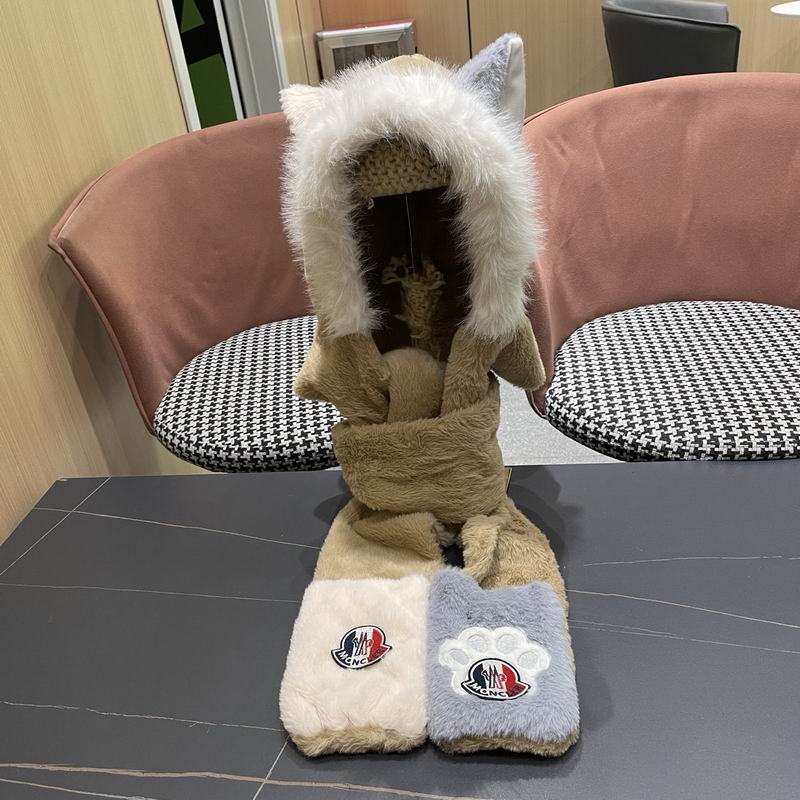 Moncler scarf hat (739)