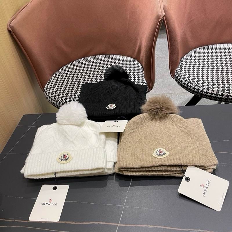 Moncler scarf hat (829)