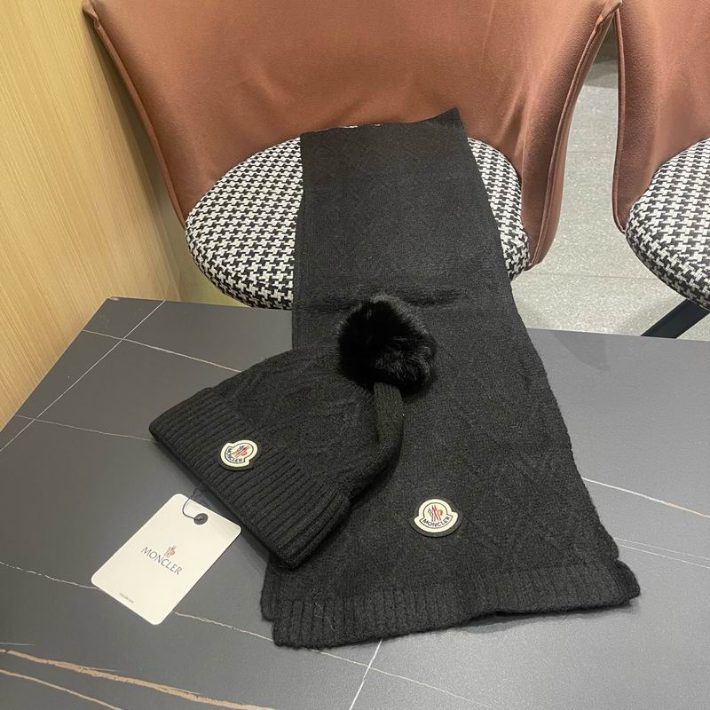 Moncler scarf hat (844)