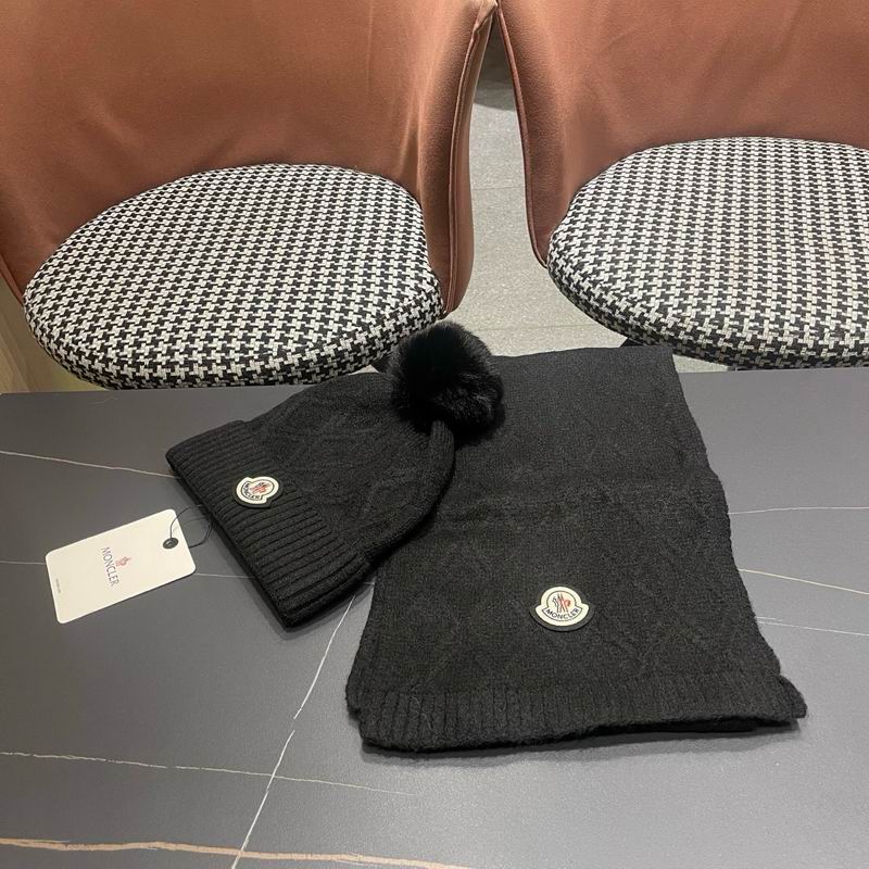 Moncler scarf hat (846)