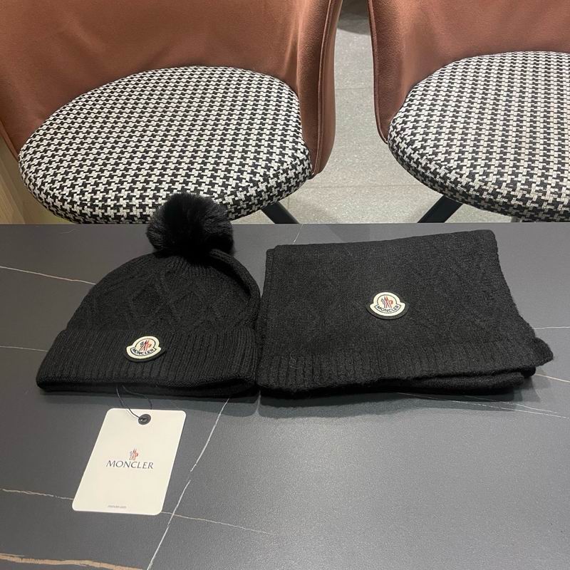 Moncler scarf hat (848)