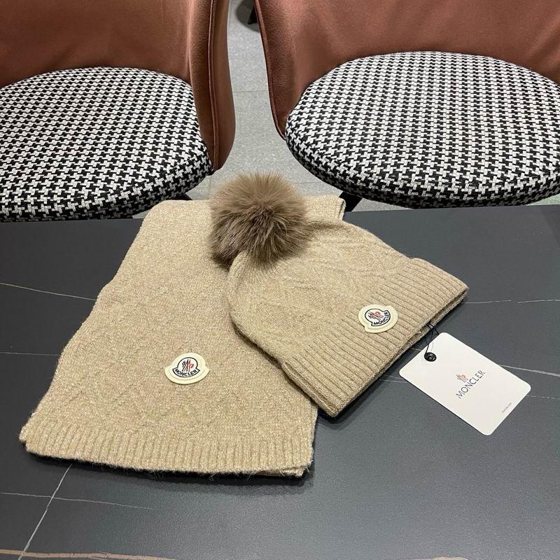 Moncler scarf hat (855)