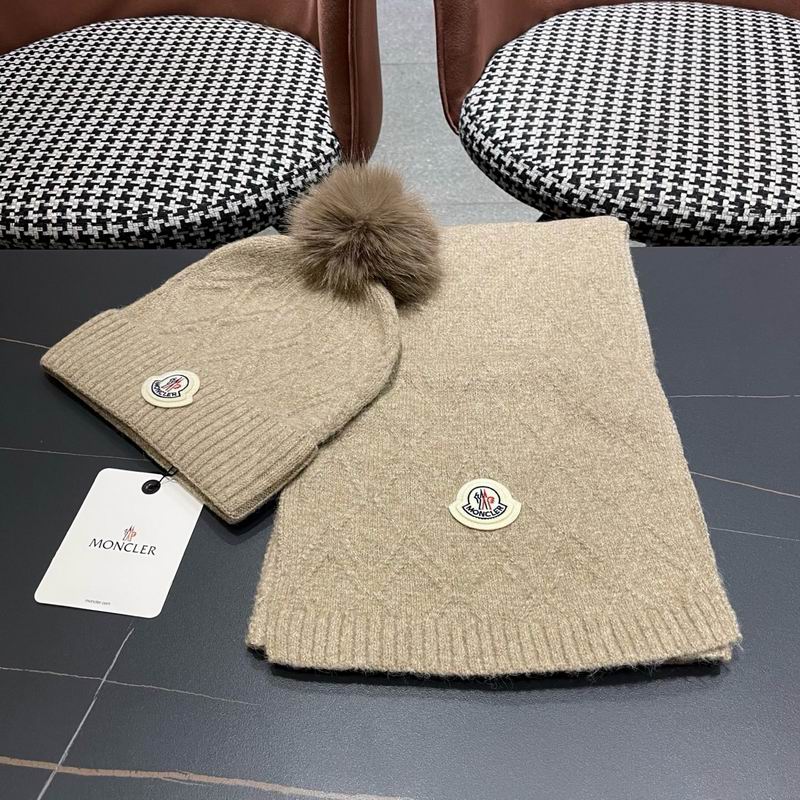 Moncler scarf hat (856)