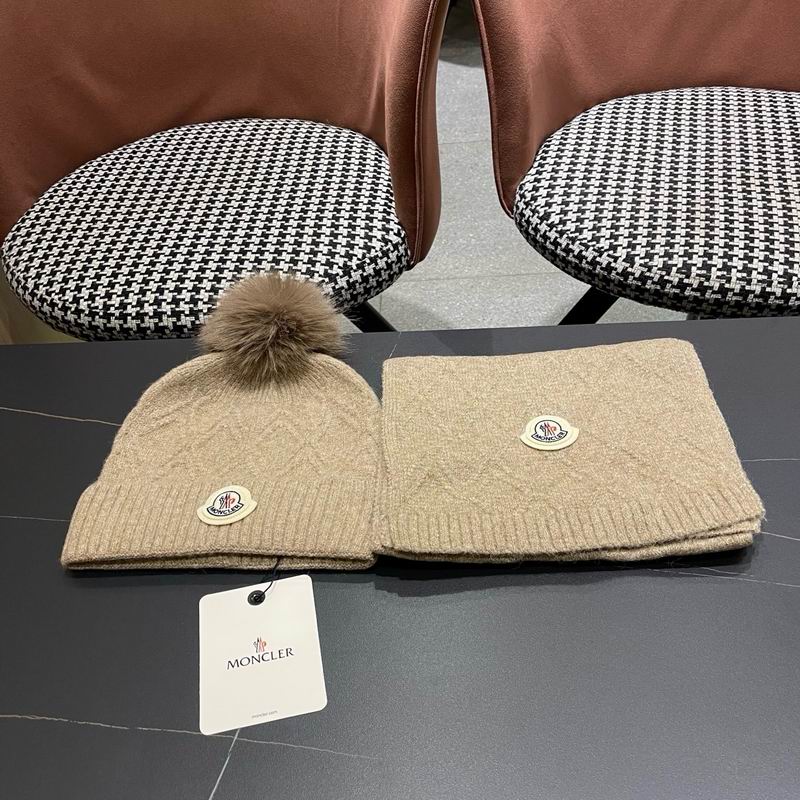 Moncler scarf hat (858)