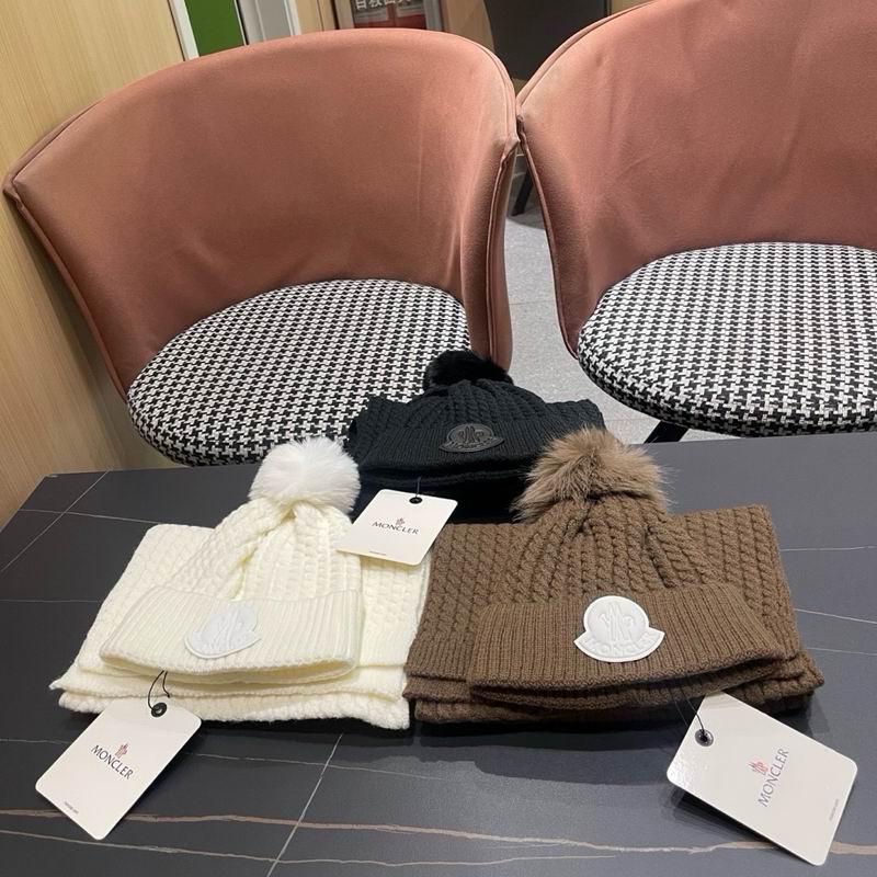 Moncler scarf hat (859)