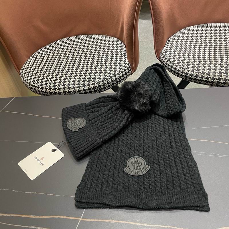 Moncler scarf hat (872)