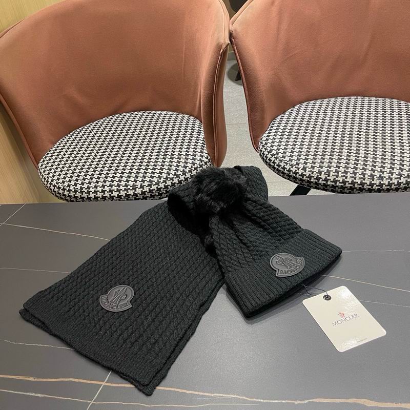 Moncler scarf hat (873)