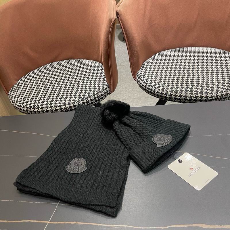 Moncler scarf hat (875)