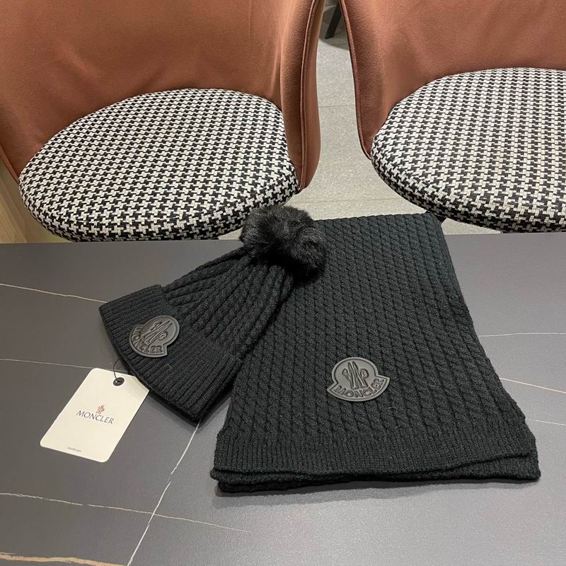 Moncler scarf hat (876)