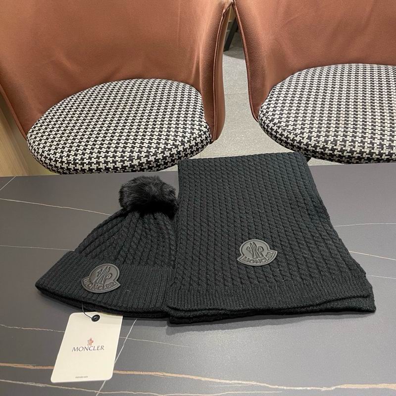Moncler scarf hat (877)