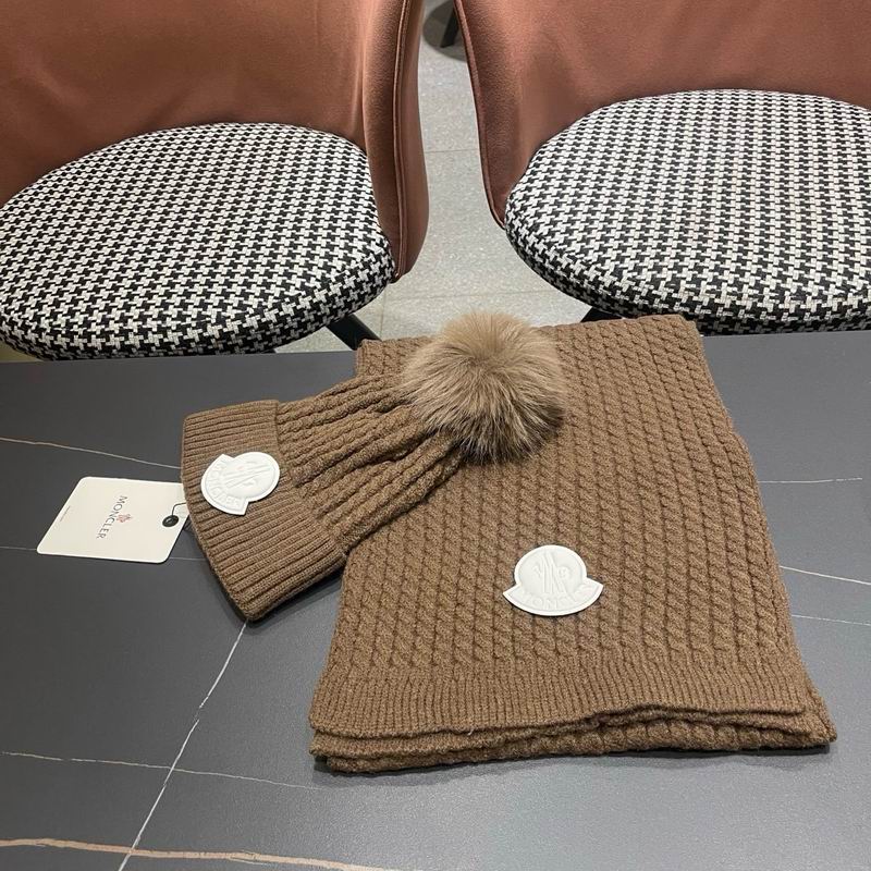 Moncler scarf hat (886)