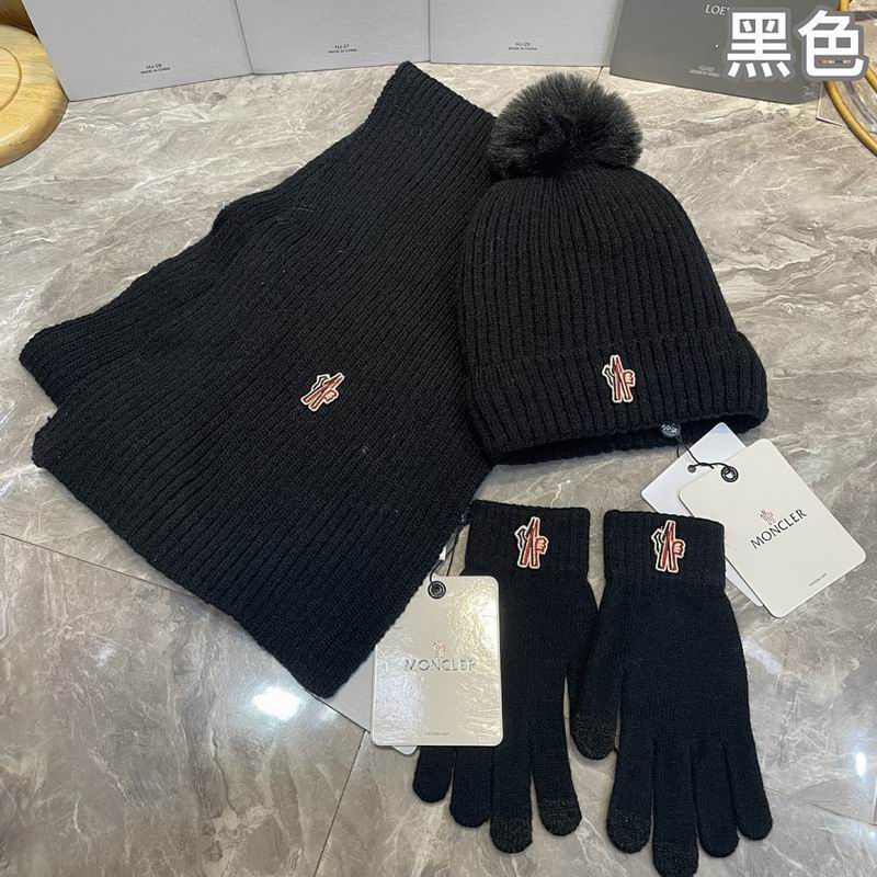 Moncler scarf hat gloves hm (59)
