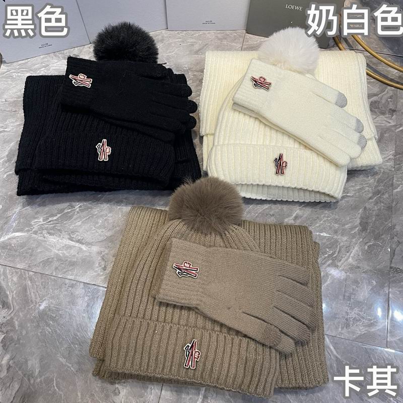 Moncler scarf hat gloves hm (64)